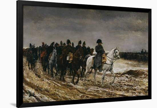 Campagne de France Napoleon, c.1864-Jean-Louis Ernest Meissonier-Framed Giclee Print