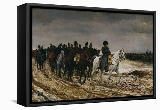 Campagne de France Napoleon, c.1864-Jean-Louis Ernest Meissonier-Framed Stretched Canvas