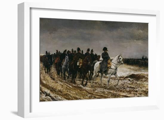 Campagne de France Napoleon, c.1864-Jean-Louis Ernest Meissonier-Framed Giclee Print