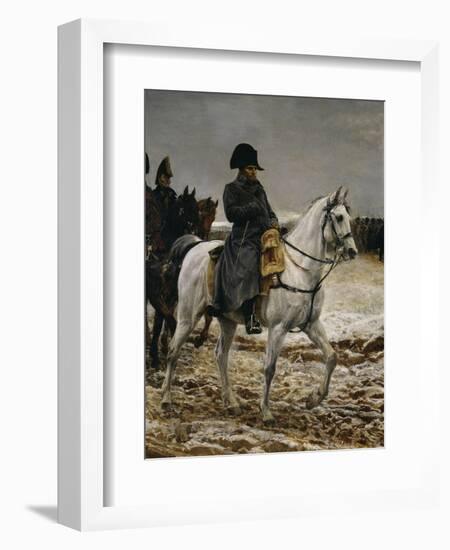 Campagne de France Napoleon, c.1864-Jean-Louis Ernest Meissonier-Framed Giclee Print