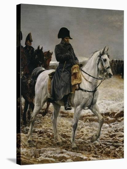 Campagne de France Napoleon, c.1864-Jean-Louis Ernest Meissonier-Stretched Canvas