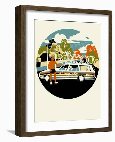 Campagnolo Team Car, 2013-Eliza Southwood-Framed Giclee Print