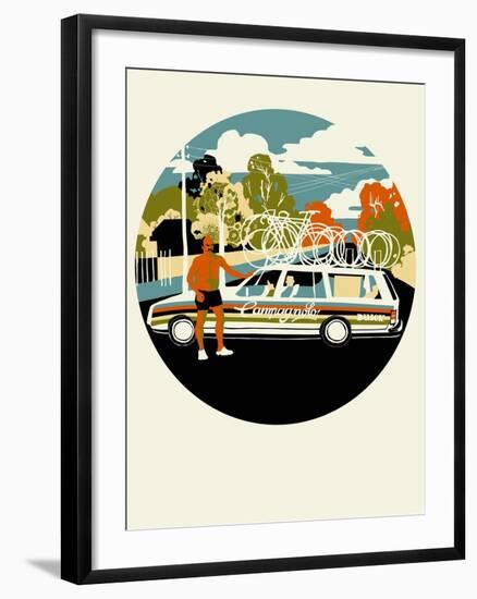 Campagnolo Team Car, 2013-Eliza Southwood-Framed Giclee Print