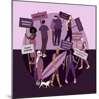 Campaigers-Claire Huntley-Mounted Giclee Print