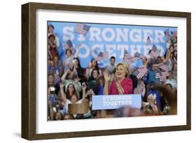 Campaign 2016 Clinton Kaine-Matt Slocum-Framed Photographic Print