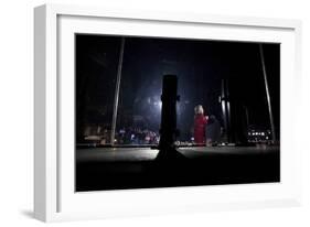 Campaign 2016 Clinton-Andrew Harnik-Framed Photographic Print