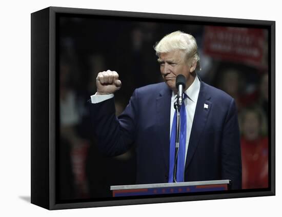 Campaign 2016 Trump-Charles Krupa-Framed Stretched Canvas