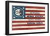 Campaign Banner for Presidential Candidate Abraham Lincoln and Running Mate Hannibal Hamlin-null-Framed Giclee Print