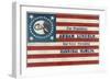 Campaign Banner for Presidential Candidate Abraham Lincoln and Running Mate Hannibal Hamlin-null-Framed Giclee Print