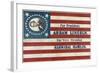 Campaign Banner for Presidential Candidate Abraham Lincoln and Running Mate Hannibal Hamlin-null-Framed Giclee Print