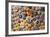Campaign Buttons, McGovern Legacy Museum, Mitchell, South Dakota, USA-Walter Bibikow-Framed Photographic Print
