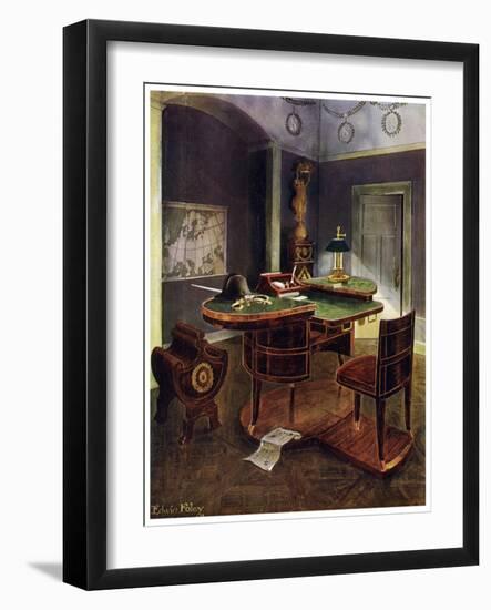 Campaign Desk of Napoleon I, Chateau De La Malmaison, France, 1911-1912-Edwin Foley-Framed Giclee Print