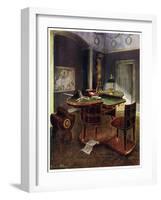 Campaign Desk of Napoleon I, Chateau De La Malmaison, France, 1911-1912-Edwin Foley-Framed Giclee Print