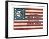 Campaign Flag for Lincoln and Hamlin-null-Framed Art Print
