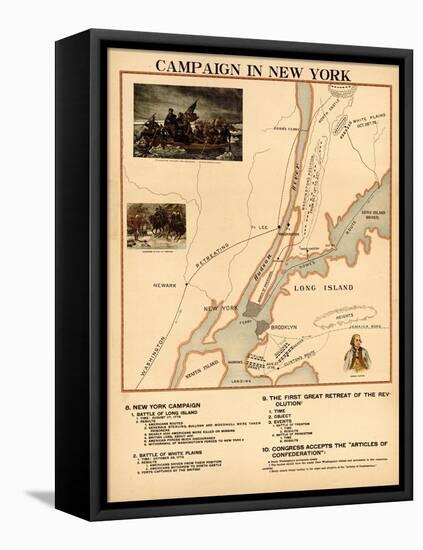 Campaign in New York-null-Framed Stretched Canvas