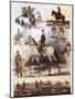 Campaign in Thrace, Bulgarian Army, Cavalry and Artillery, March 1913, First Balkan War-null-Mounted Giclee Print