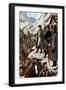 Campaign of Italy: “The French Army of Napoleon Bonarparte (1769-1821) during the Passage of Grand-Tancredi Scarpelli-Framed Giclee Print