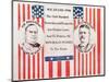 Campaign poster for William McKinley and his Vice-Presidential candidate Theodore Roosevelt.-Vernon Lewis Gallery-Mounted Art Print