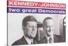 Campaign Poster, Kennedy-Johnson-null-Stretched Canvas