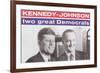 Campaign Poster, Kennedy-Johnson-null-Framed Art Print