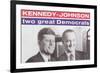 Campaign Poster, Kennedy-Johnson-null-Framed Art Print