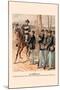 Campaign Uniform, Field, Line and Non-Commissioned Officers and Privates-H.a. Ogden-Mounted Art Print