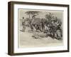 Campaigning in Rhodesia, a Ghastly Relic of Matabele Warfare-Charles Edwin Fripp-Framed Giclee Print