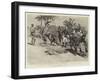 Campaigning in Rhodesia, a Ghastly Relic of Matabele Warfare-Charles Edwin Fripp-Framed Giclee Print