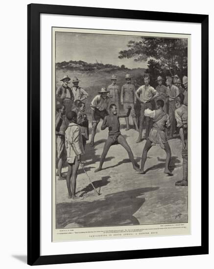 Campaigning in South Africa, a Leisure Hour-Henry Marriott Paget-Framed Premium Giclee Print