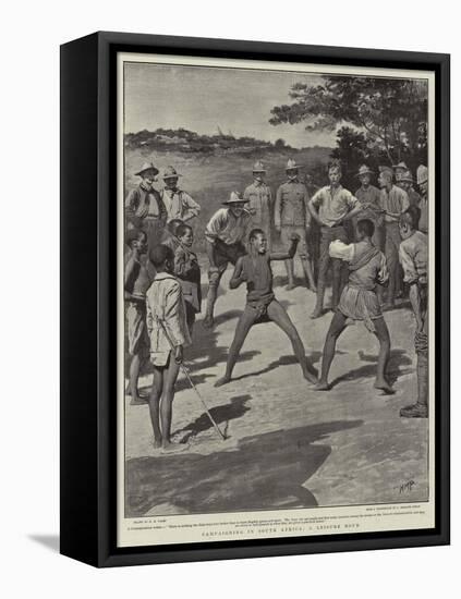 Campaigning in South Africa, a Leisure Hour-Henry Marriott Paget-Framed Stretched Canvas