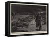 Campaigning in South Africa, a Night Bivouac-Frederic De Haenen-Framed Stretched Canvas