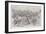 Campaigning in the Free State, Lord Roberts's Column Crossing the Sand River Drift-Melton Prior-Framed Giclee Print