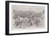 Campaigning in the Free State, Lord Roberts's Column Crossing the Sand River Drift-Melton Prior-Framed Giclee Print