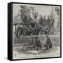 Campaigning in Upper Burma, a Group of Buddhist Priests-null-Framed Stretched Canvas