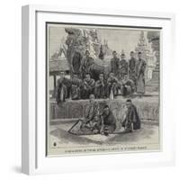 Campaigning in Upper Burma, a Group of Buddhist Priests-null-Framed Giclee Print