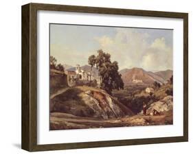 Campania Region Landscape-Giacinto Gigante-Framed Giclee Print