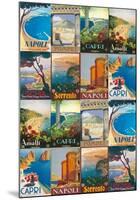 Campania- Vintage Italian Travel Poster-null-Mounted Poster