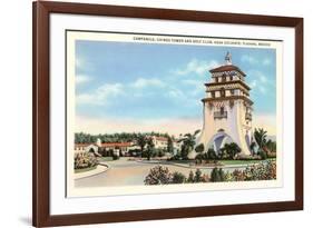 Campanile, Agua Caliente, Tijuana, Mexico-null-Framed Premium Giclee Print