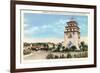 Campanile, Agua Caliente, Tijuana, Mexico-null-Framed Art Print