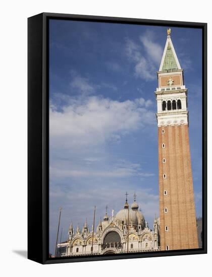 Campanile and Basilica of San Marco-Tom Grill-Framed Stretched Canvas