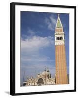 Campanile and Basilica of San Marco-Tom Grill-Framed Photographic Print