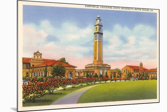 Campanile, LSU, Baton Rouge-null-Mounted Art Print