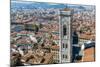 Campanile of Giotto and City View , Florence, Tuscany, Italy-Nico Tondini-Mounted Photographic Print