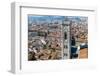 Campanile of Giotto and City View , Florence, Tuscany, Italy-Nico Tondini-Framed Photographic Print