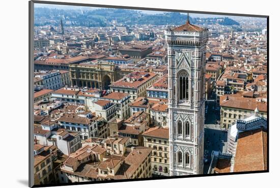 Campanile of Giotto and City View , Florence, Tuscany, Italy-Nico Tondini-Mounted Photographic Print