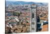 Campanile of Giotto and City View , Florence, Tuscany, Italy-Nico Tondini-Stretched Canvas