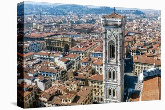 Campanile of Giotto and City View , Florence, Tuscany, Italy-Nico Tondini-Stretched Canvas