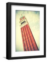 Campanile on San Marco Square in Venice, Italy. Instagram Style Filtred-Zoom-zoom-Framed Photographic Print