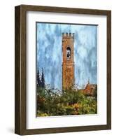 Campanile Perugia Italy-Dorothy Berry-Lound-Framed Giclee Print