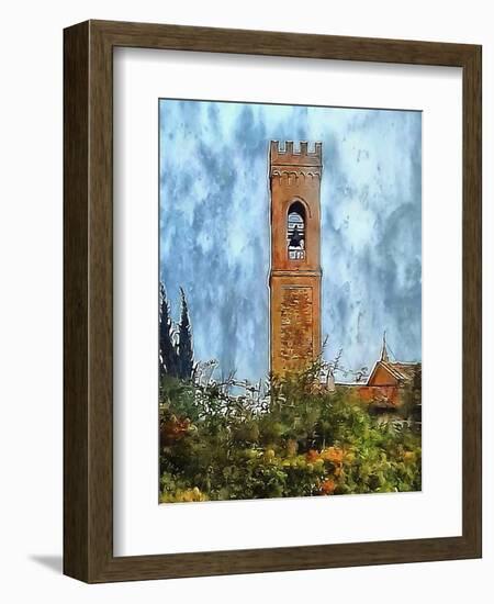 Campanile Perugia Italy-Dorothy Berry-Lound-Framed Giclee Print